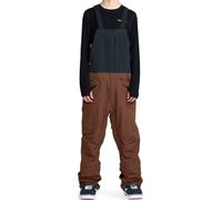 Volcom - Salopette de snowboard en GORE-TEX ePE - Rain Gore-Tex Bib Overall Brown pour Homme - Taille M - Marron Marron M