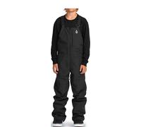 Volcom - Salopette de snowboard imperméable et isolante - Barkley Insulated Bib Overall Black - Taille Enfant L - Noir Noir L