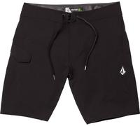 Volcom - Short de bain - Lido Solid Mod 20 Black pour Homme - Taille 28 US - Noir Noir 28 US