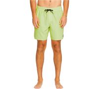 Volcom - Short de bain stretch - Center Trunk Boardshort 17" Mist Green pour Homme - Taille S - Vert Vert S