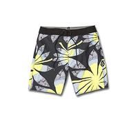 Volcom - Short De Bain Sunder Stoney 19 Black Homme - Homme - Taille 30 - Noir
