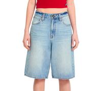 Volcom - Short en coton - Beeggy Denim Short Dusty Blue Wash pour Femme en Coton - Taille 26 US - Bleu Bleu 26 US