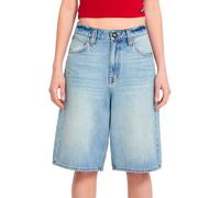 Volcom - Short en coton - Beeggy Denim Short Dusty Blue Wash pour Femme en Coton - Taille 27 US - Bleu Bleu 27 US