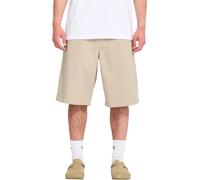 Volcom - Short en coton - Chillow Pleat Ew Chino Short 24 Light Khaki pour Homme en Coton - Taille M - Beige Beige M