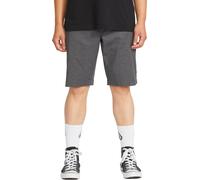 Volcom - Short en polycoton stretch - Frickin Modern Stretch Short 21 Charcoal Heather pour Homme en Coton - Taille 28 US - Gris Gris 28 US