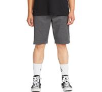Volcom - Short en polycoton stretch - Frickin Modern Stretch Short 21 Charcoal Heather pour Homme en Coton - Taille 29 US - Gris Gris 29 US