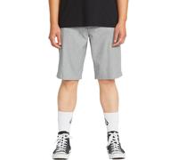 Volcom - Short en polycoton stretch - Frickin Modern Stretch Short 21 Grey pour Homme en Coton - Taille 28 US - Gris Gris 28 US