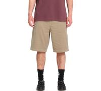 Volcom - Short en velours côtelé - Freazy Loose Ew Short 22 Light Khaki pour Homme en Coton - Taille S - Beige Beige S