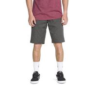 Volcom Short Extensible Vmonty pour Homme, Gris Anthracite chiné, 48