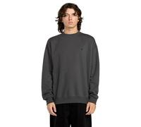 Volcom Single Stone PW Crew Fleece Sweat-Shirt pour Homme, Noir Asphalte, L