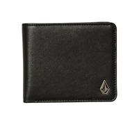 Volcom Slim Stone PU WLT L Portefeuille pour Hommes, Noir (Noir) O/S