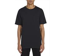 Volcom Shirt à Manches Courtes avec Poche pour Homme Coupe Moderne, Noir