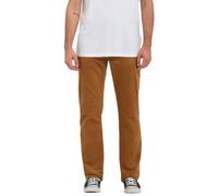VOLCOM Solver 5 Pocket Cord Pantalon, Marron, 28W Mixte