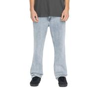Volcom Solver Jean Stretch pour Homme Coupe Moderne, Blue Carolina, 31W x 32L