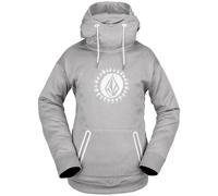 Volcom Spring Shred Hoody Midlayer Femme Hoodie Capuche Pullover Gris S-4