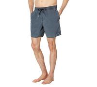 Volcom Standard 17-inch Elastic Waist Surf Swim Trunks Combinaison modèle Court, Gris Ardoise, M Homme