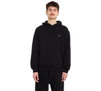 Volcom - Sweat à capuche en coton - Single Stone Pullover Black pour Homme en Coton - Taille M - Noir Noir M