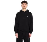 Volcom - Sweat à capuche en coton - Single Stone Pullover Black pour Homme en Coton - Taille S - Noir Noir S