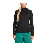 Volcom - Sweat à capuche en polaire - Gridlock Balaclava P/O W Black pour Femme - Taille L - Noir Noir L