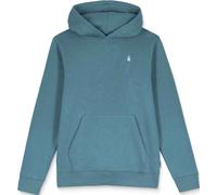 Volcom - Sweat à capuche en polaire - Single Stone Po Blue Wash en Coton - Taille Enfant M - Bleu Bleu M