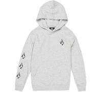Volcom - Sweat A Capuche Iconic Stone Heather Grey Garçon - Taille s - Gris