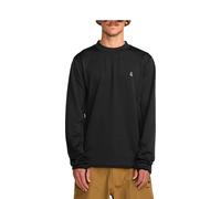 Volcom - Sweat à col rond en polaire - Gridlock Crew Neck Black pour Homme - Taille M - Noir Noir M