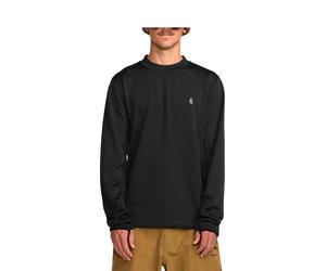 Volcom - Sweat à col rond en polaire - Gridlock Crew Neck Black pour Homme - Taille M - Noir Noir M