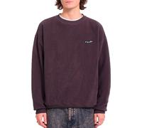 Volcom - Sweat en polaire - Too Kool Lse Crew Raisin pour Homme - Taille L - Violet Violet L