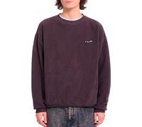 Volcom - Sweat en polaire - Too Kool Lse Crew Raisin pour Homme - Taille S - Violet Violet S