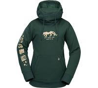 Volcom - Sweat imperméable à capuche - Riding Hydro P/O Scarab pour Femme - Taille M - Vert Vert M