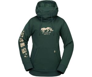 Volcom - Sweat imperméable à capuche - Riding Hydro P/O Scarab pour Femme - Taille M - Vert Vert M