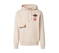 Volcom Sweat-shirt 'MICKEY MASON' beige chiné / orange / rouge / noir, Taille XL