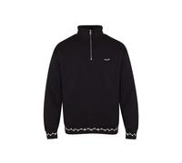 Volcom Sweat-shirt 'MOCKLOV CREW ' noir / blanc, Taille S