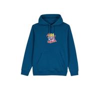 Volcom Sweat-shirt 'NODER' gentiane / jaune / rouge / blanc, Taille L
