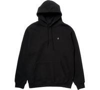 Volcom - Sweat zippé à capuche - Single Stone Zip Black pour Homme en Coton - Taille M - Noir Noir M