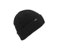Volcom Sweep Lined Beanie - Bonnet d'hiver doublé en polaire avec coupe enroulable pour homme, noir, Taille unique