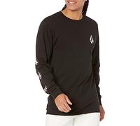 Volcom T-shirt à manches longues Iconic Deadly Stones pour homme, Noir - Nouveau, XX-Large