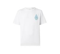 Volcom T-Shirt 'ALL SEEING' bleu pastel / bleu clair / rose / blanc, Taille M