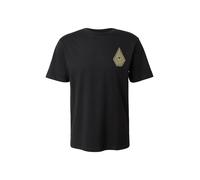 Volcom T-Shirt 'ALL SEEING' crème / jaune pastel / noir, Taille XS
