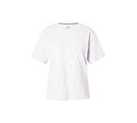 Volcom T-shirt 'BURNOUT' violet pastel / blanc, Taille XS