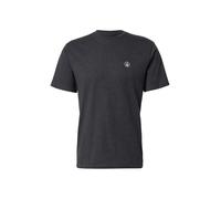 Volcom T-Shirt 'CIRCLE BLANKS' noir chiné / blanc, Taille S
