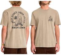 Volcom - T-shirt en coton - Liquor Locker PW SS Tee Brindle pour Homme en Coton - Taille S - Beige Beige S