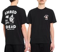 Volcom - T-shirt en coton - Miste Stone Basic SS Tee Black pour Homme en Coton - Taille M - Noir Noir M