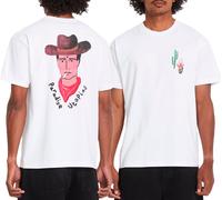 Volcom - T-shirt en jersey épais - Fa Mickey Mason 2 SS Tee White pour Homme en Coton - Taille L - Blanc Blanc L