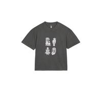 Volcom T-shirt 'FA VADERETRO 1' gris foncé / blanc, Taille M