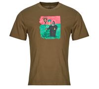 Volcom T-Shirt marron / vert / rose, Taille M