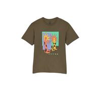 Volcom T-Shirt 'Longo Cats BSC' bleu / jaune / olive / rouge, Taille S