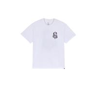 Volcom T-Shirt 'SNAKE PEACE' noir / blanc, Taille S