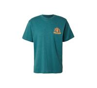 Volcom T-Shirt 'SOLSTICE' miel / pétrole / rouge clair, Taille L