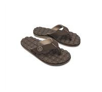 Volcom Tongs inclinables pour homme, marron, 44.5 EU